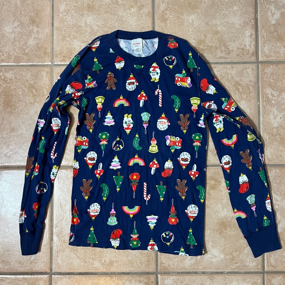 Hanna Andersson heirloom ornaments pajama top adult small